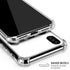 California White Block iPhone XS Max Clear Case